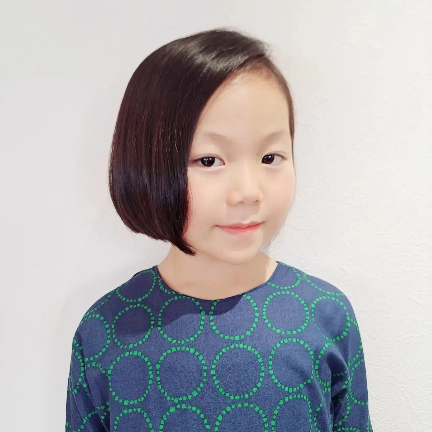 七歳の女の子のヘアドネーション