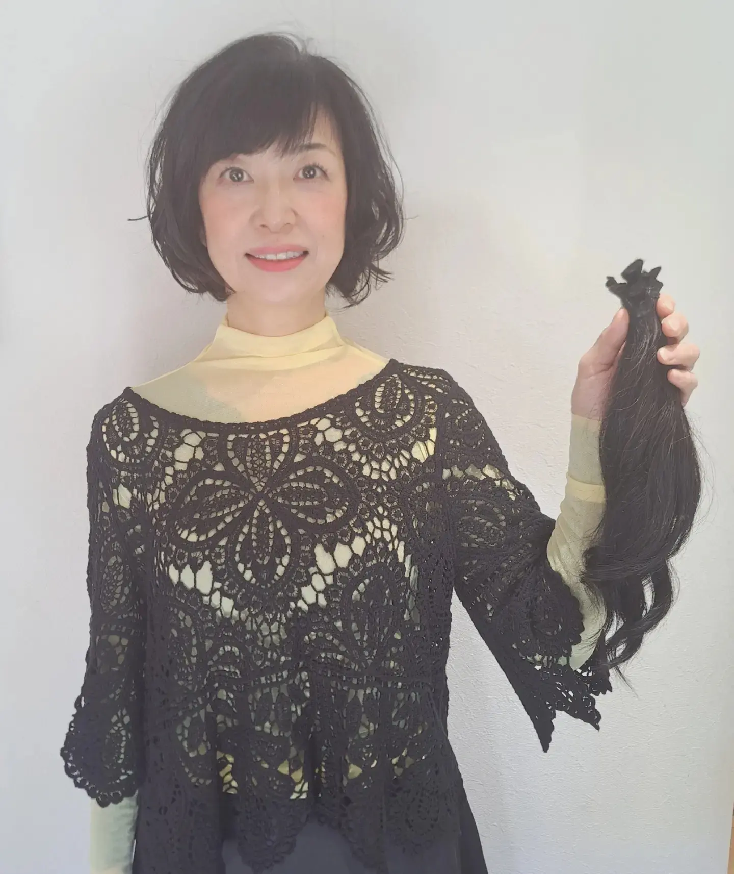 ヘアドネーション後のヘアスタイルのご相談承っております