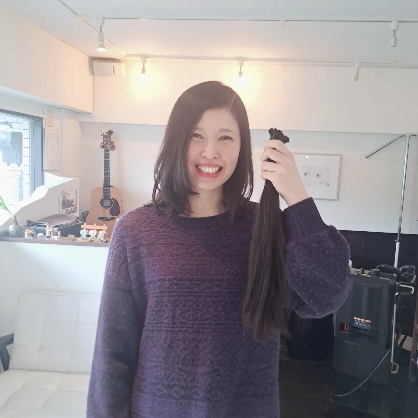 ご結婚式を終えられてのヘアドネーションカット♪
