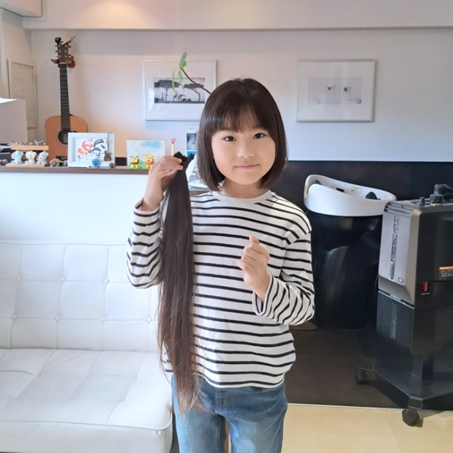 50センチ越えのヘアドネーションカット✂